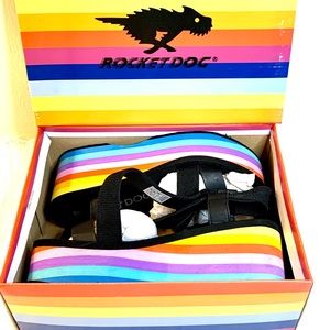🌈 Rocket Dog Smooth Platform Sandal Multi Color 9